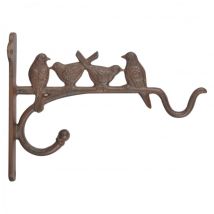 Garden Mile - Crochet De Suspension - L 25,2 X L 4,9 X H 19,5 Cm - Marron - Livraison Gratuite