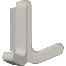 Crochet double Ser.477 mat,élastique Plastique (tpu) 97 gris clair H.69mm Hewi