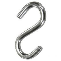 Crochet 's' Fer Zingué 50 mm. 'Usage domestique'