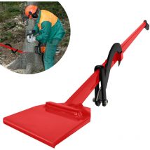 Hengmei - Crochet et pince à bûches Lève-chute universelle pour charges lourdes - Aide à la chute des arbres 130 cm Cric forgé Poignée antidérapante