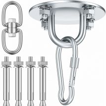 Crochet pivotant pour lit hamac Plaque de fixation en acier inoxydable