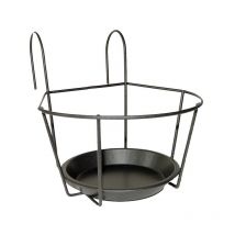 Ac-deco - Support pot rond pour balcon 11cm