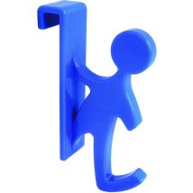 Crochet pour sèche serviette Deco Bleu tube plat