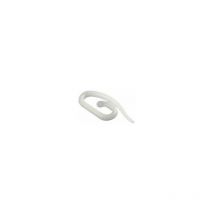 Crochet de rideau froncé en plastique 27 mm. Boîte 1000 Unités