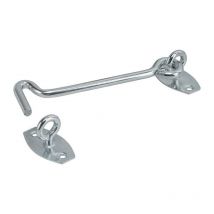 Vormann - Crochet tempête L.200mm sta bleu galvanisé avec plaque à œillets pour schr. (Par 5)