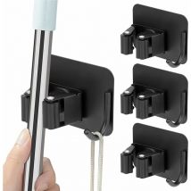 Crochets à balai, supports muraux sans perçage, porte-outils de jardin et plus encore, intérieur et extérieur, crochets individuels en acier