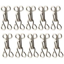 Feiyue - Crochets à boucle cachés pour manteau, casquette, chemises, boutons-pression, outils d'artisanat, fermeture à œillets, 50 pièces