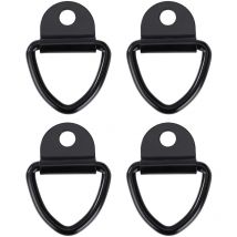 Memkey - Crochets d'arrimage Anneau Robustes V-Ring en Acier Inoxydable Bague d'ancre pour Remorques Camions et Entrepôts 4pcs