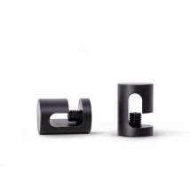Gaine Câble Suspension Plafond Gestion Câbles Lampe Porte-Câble Crochet Plafond Noir Jeu de 2, Clips pour câbles - Paco Home