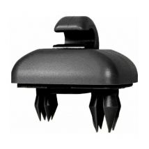 Crochets pour pare-soleil de voiture compatible avec Audi - Noir.