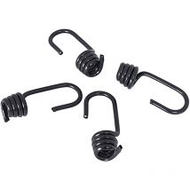 Crochets pour tendeurs lot de 4 en métal plastifié