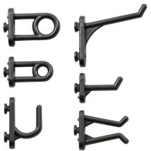 Euro Vanadium - Crochets pour panneaux muraux- Lot de 30