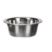 Edelstahl Hundenapf – rutschfest – korrosionsbeständig – 6,5 cm – für Hunde aller Größen – elegantes Design