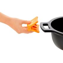 Plaque à induction efficace – 28 cm – Couvercle pour barbecue et plancha – Longueur, Largeur