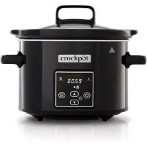Crock-pot Pentola Per Cottura Lenta, Slow Cooker, 3.5 Litri, Fino A 4 Persone, Timer Programmabile, Display Digitale, Funzione Keep Warm, 200 W, 