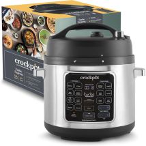 Crock-pot Turbo Express Multicooker 5.6l, 6 Persone,programmabile,14 Funzioni Pre-impostate,cottura A Pressione, Vapore,slow Cooker,rosolatura,sous 