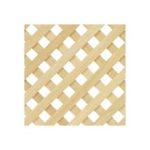 Fosun - Croisillons chêne brut 18x18 - Dimensions : 500 x 1140 - Maille : Diagonale