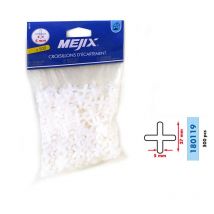 Croisillons d'écartement 5 mm – Plastique – 500 pièces – Blanc – Outil du carreleur