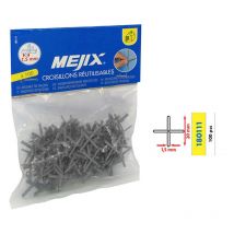 Mejix - Croisillons eco 1.5/2/3/4/5mm réutilisables - 100 pièces