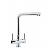 Crolla - 4570 cr Tria Miscelatore Monocomando a bocca alta con uscita separata per acqua pura Cromato