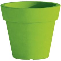 Cromia Gemma Topf für Pflanzen, mit Dekoration, einfarbig, aus Harz 'Made in Italy -ø 110 cm / Braun / Vase