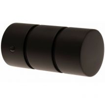 Cromo 28 Metallo Ø28 2 Supporti Aperti Regolabili 9,5-14 cm Grafite