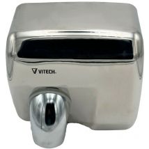 Vitech - Secador de manos Cromo de automático eléctrico 1800 w