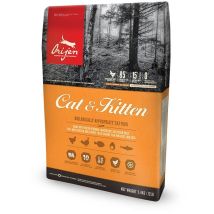 Croquettes Pour Chats Orijen Cat & Kitten Poulet, Poisson, Dinde 340 G
