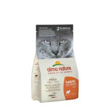 Holistic Nourriture sèche pour Chat, Poisson Blanc et Riz, 400 g (8001154121261) - Almo Nature