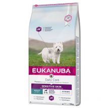 Eukanuba - Chien Adulte Daily Care Peau Sensible Pour Toutes Les Races au Poisson 12kg (8710255119717)