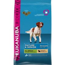 Eukanuba Croquettes Pour Chiens Âgés De Petites Et Moyennes Races, Agneau Et Riz, 12 Kg