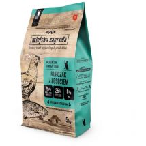 Croquettes pour chats wiejska zogroda Chatons Poulet au saumon - 5 kg