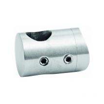 Support de lisse rond - Diamètre de la lisse : 12 mm - Diamètre du tube : 42 mm Croso