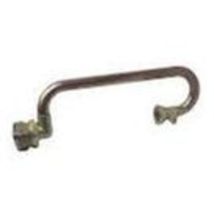 Crosse de sortie de compteur gaz cuivre avec embout a oreille de fixation