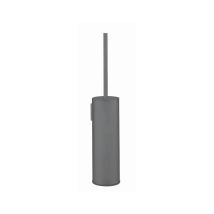 Crosswater 3one6 Brosse Wc Avec Support - 8.2x8.2x43.4cm - Slate (gunmetal)