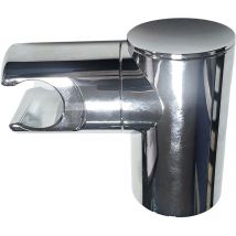 Crosswater - Minimalist Modern Style Chrome Wall Bracket for Bathroom Hand Shower
