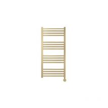 Mpro Towel Warmer 430 x 900 All Electric Brushed Brass Effect MP48X93FELEC - Brushed Brass - Crosswater