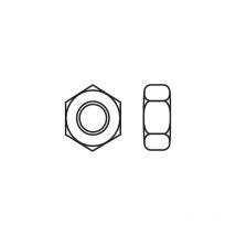 Crous hexagonaux Toolcraft 815420 acier zingué M8 50 pc(s)