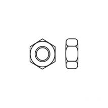 Crous hexagonaux Toolcraft 815624 acier zingué M3 100 pc(s)