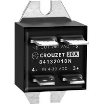 Crouzet - Relais à semi-conducteurs 84132010N 20 a Tension de contact (max.): 280 v/ac Passage par zéro spécial 1 pc(s)