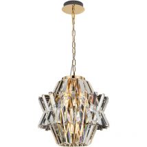 Gold Kronleuchter 4xE14 - Crown