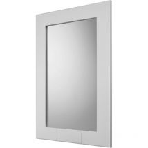 Croydex - Portland Rectangle Mirror with White Wood Frame 60x40cm