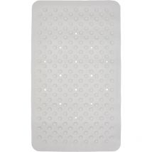 Croydex Hygiene 'N' Clean Anti-Bacterial Slip-Resistant Suction Bath Mat, White