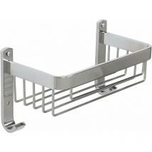 Croydex - Aluminium Large Basket Shower Caddy Bathroom Storage Organiser