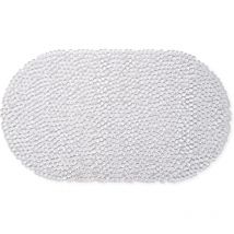 Croydex - Non Slip Suction Bath Mat, Clear Small Bubbles Design, 69 x 39cm