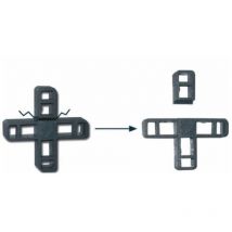 JAR - crucetas plastico de 10mm. bolsa 300 , Crucetas de plástico de 10 mm 2110 Indicada para la colocación de pavimentos y revestimientos cerámicos