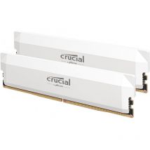Crucial - Pro DDR5-6000 Kit 32GB 2x16GB udimm blanc Overclocking (CP2K16G60C36U5W)