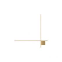 Cruez - applique LED moderne dorée 80 cm