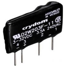 Relè a semiconduttore D2W202F 2 a Tens.comm.max: 280 v/ac Commutazione zero crossing 1 pz. - Crydom