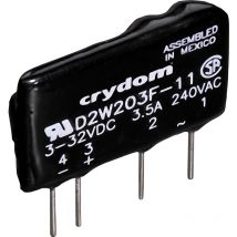 Crydom - Halbleiterrelais D2W202F 2 a Schaltspannung (max.): 280 v/ac Nullspannungsschaltend 1 St.